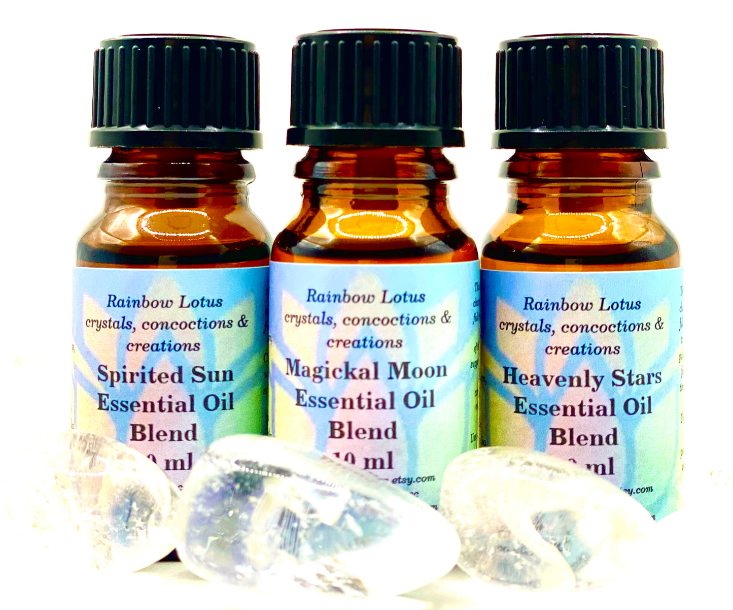 Spirited Sun, Magickal Moon and Heavenly Stars Essential Oil Perfumes 10ml