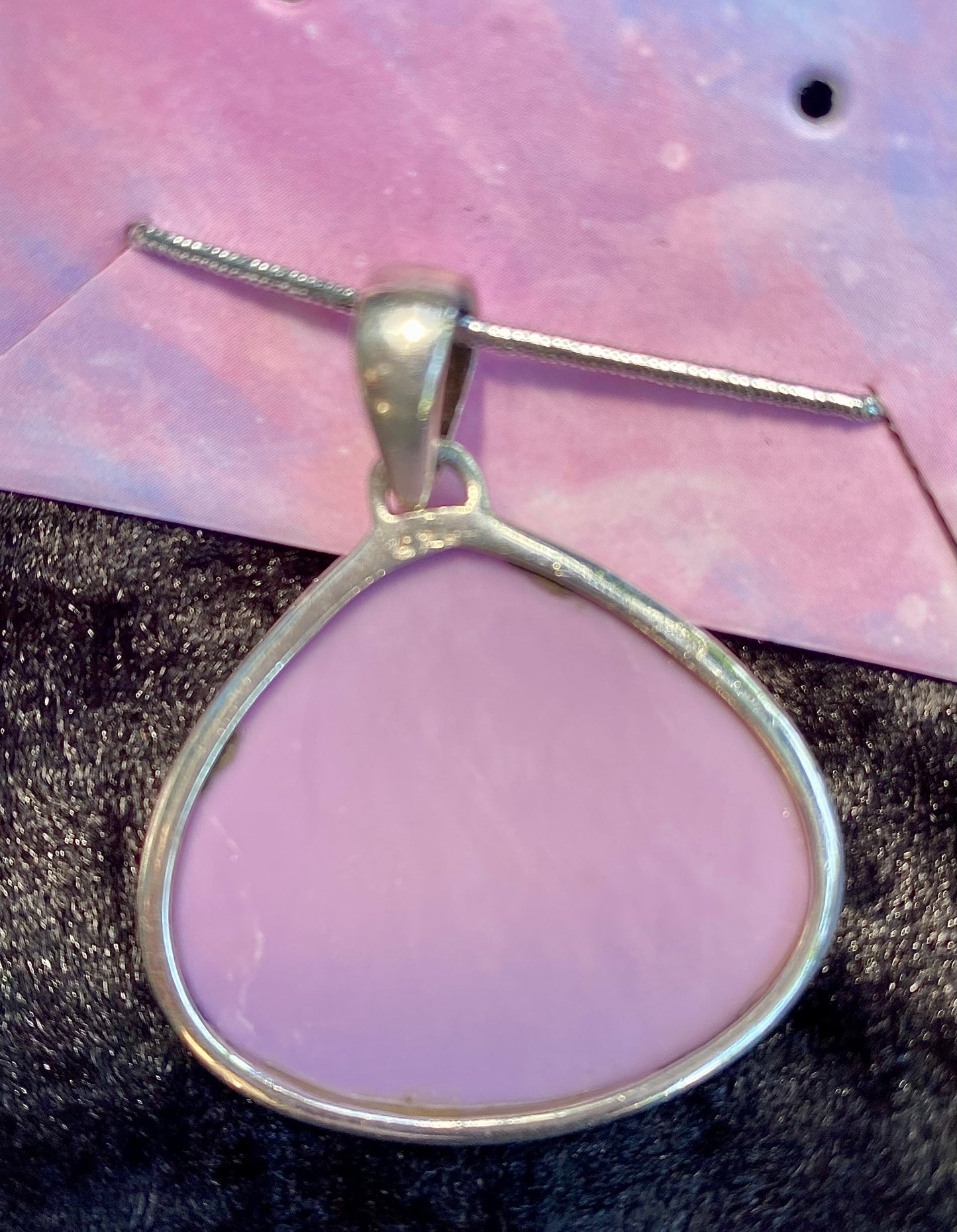 Unusual Phosphoderite Pendant with Sterling Silver setting