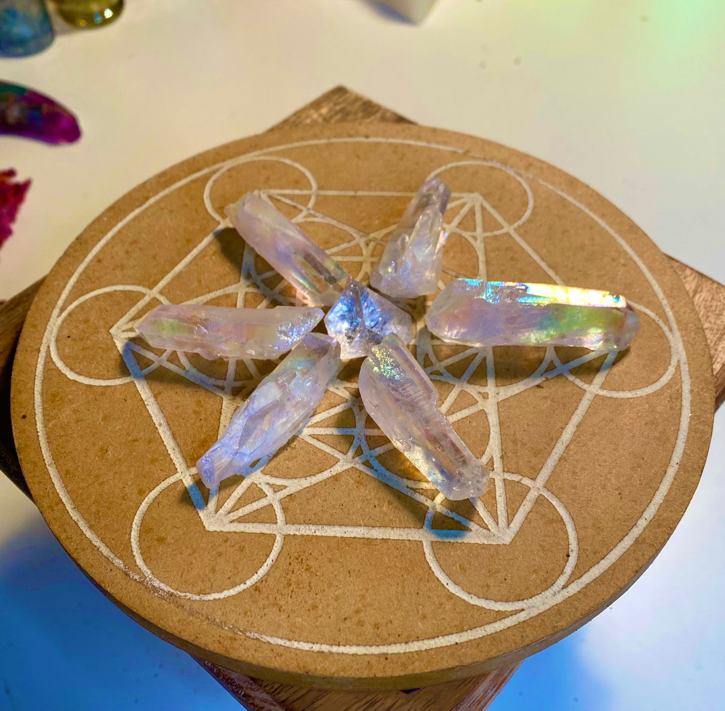 Metatron Crystal Gridding Board- small 15cm