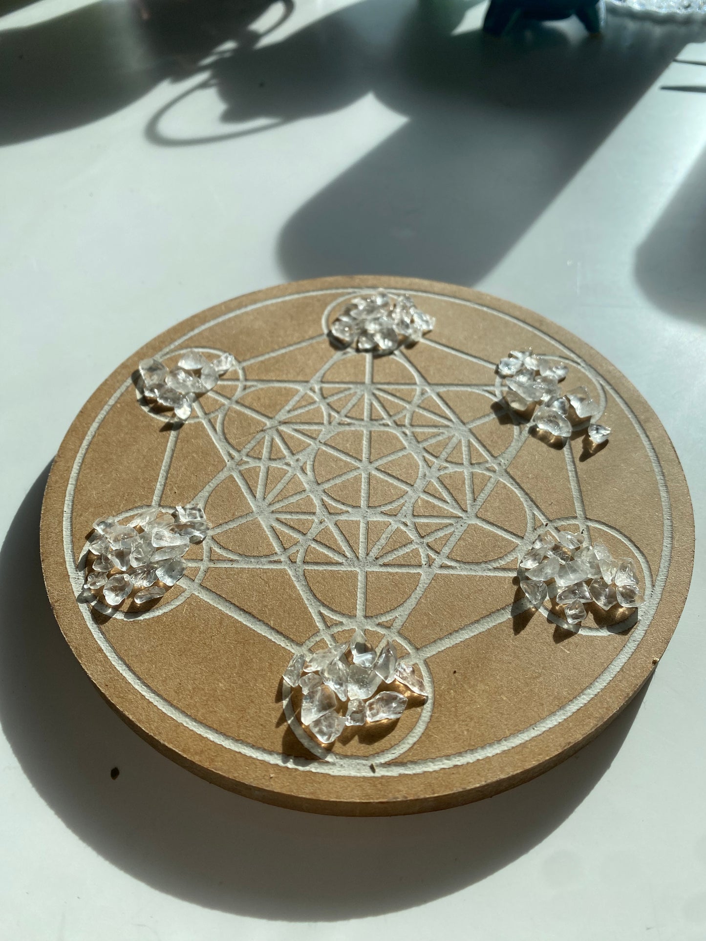 Metatron Crystal Gridding Board- small 15cm