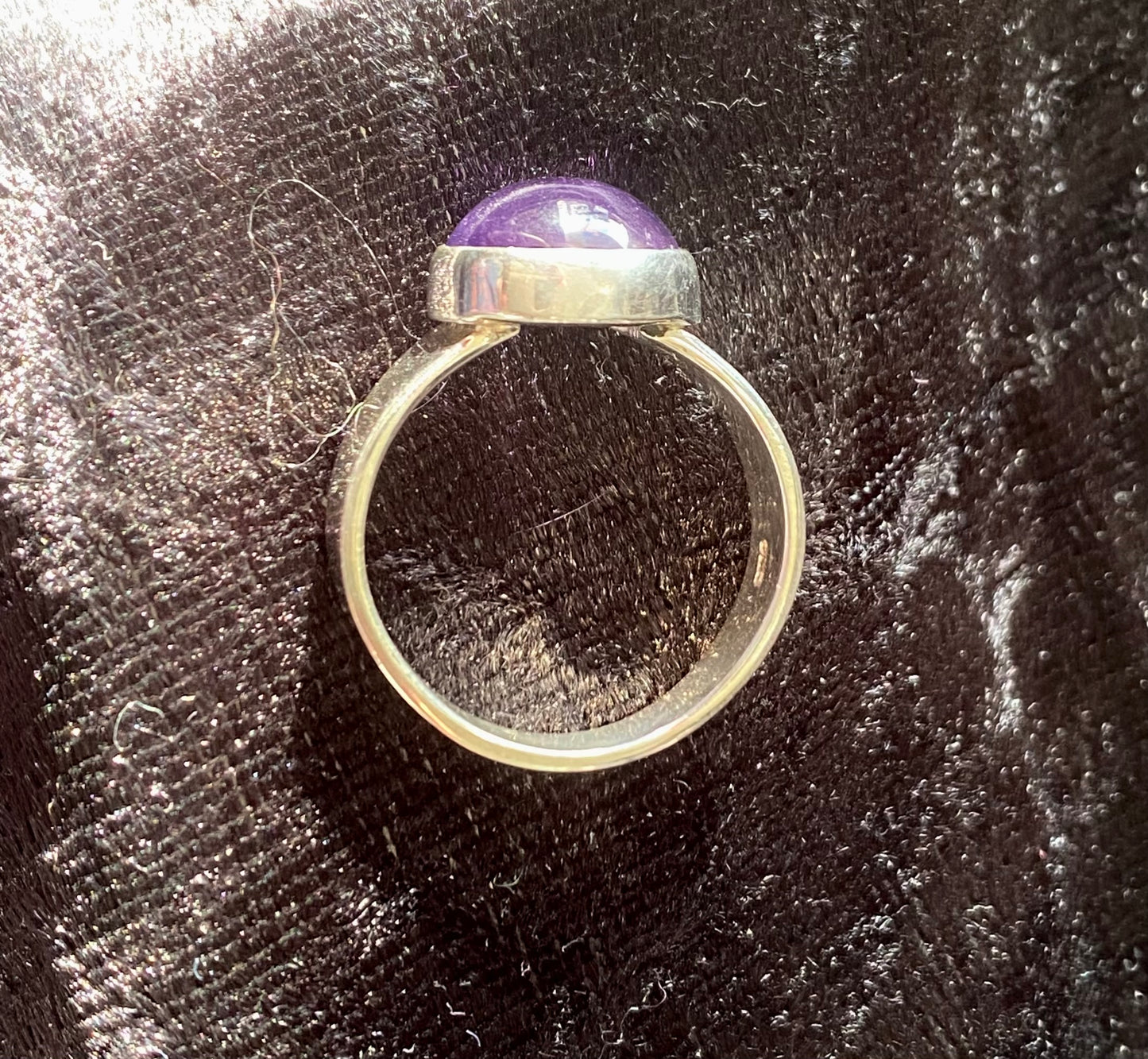 Amethyst Ring set in Sterling Silver