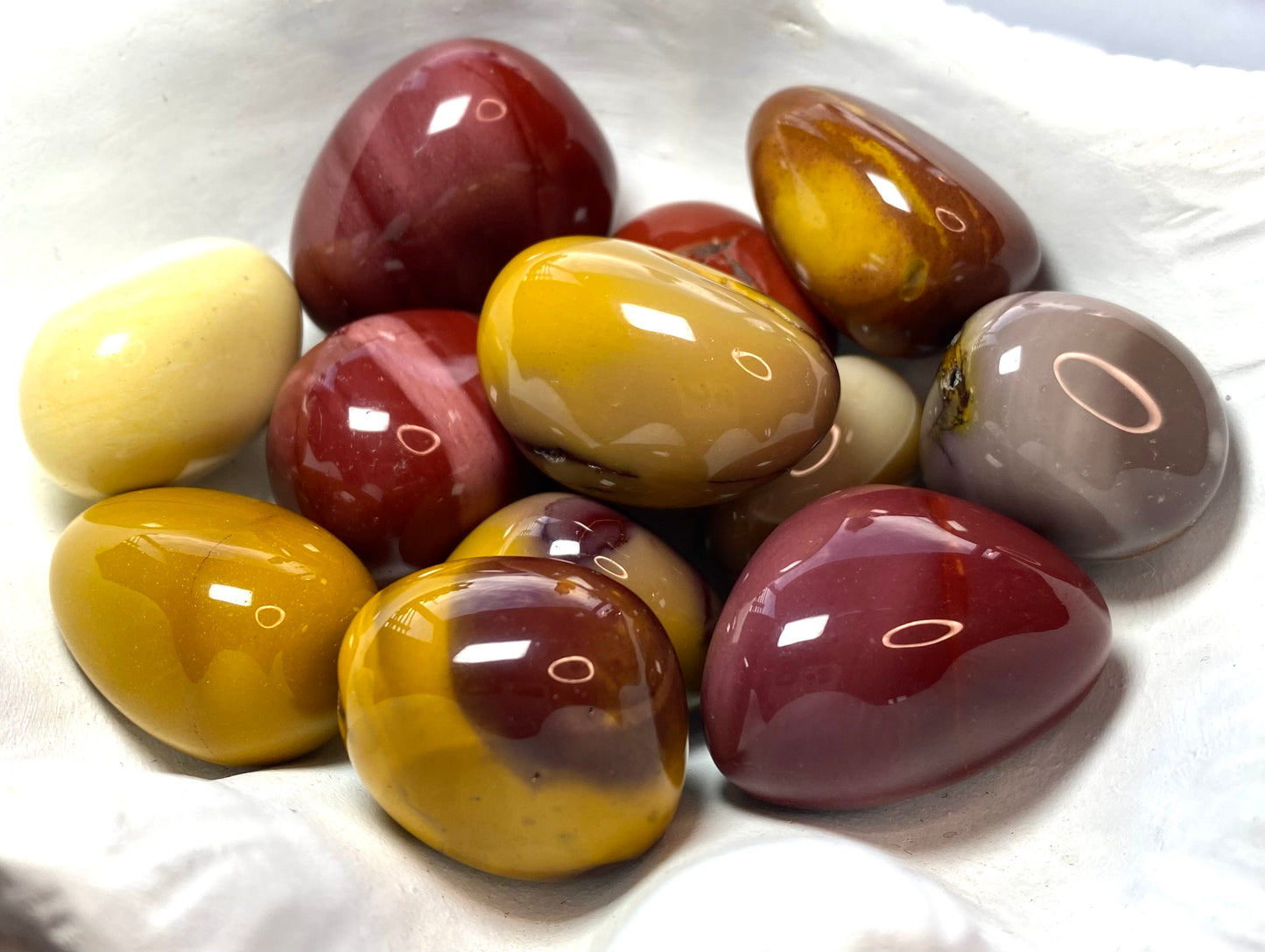 Mesmerising Mookaite tumble stones