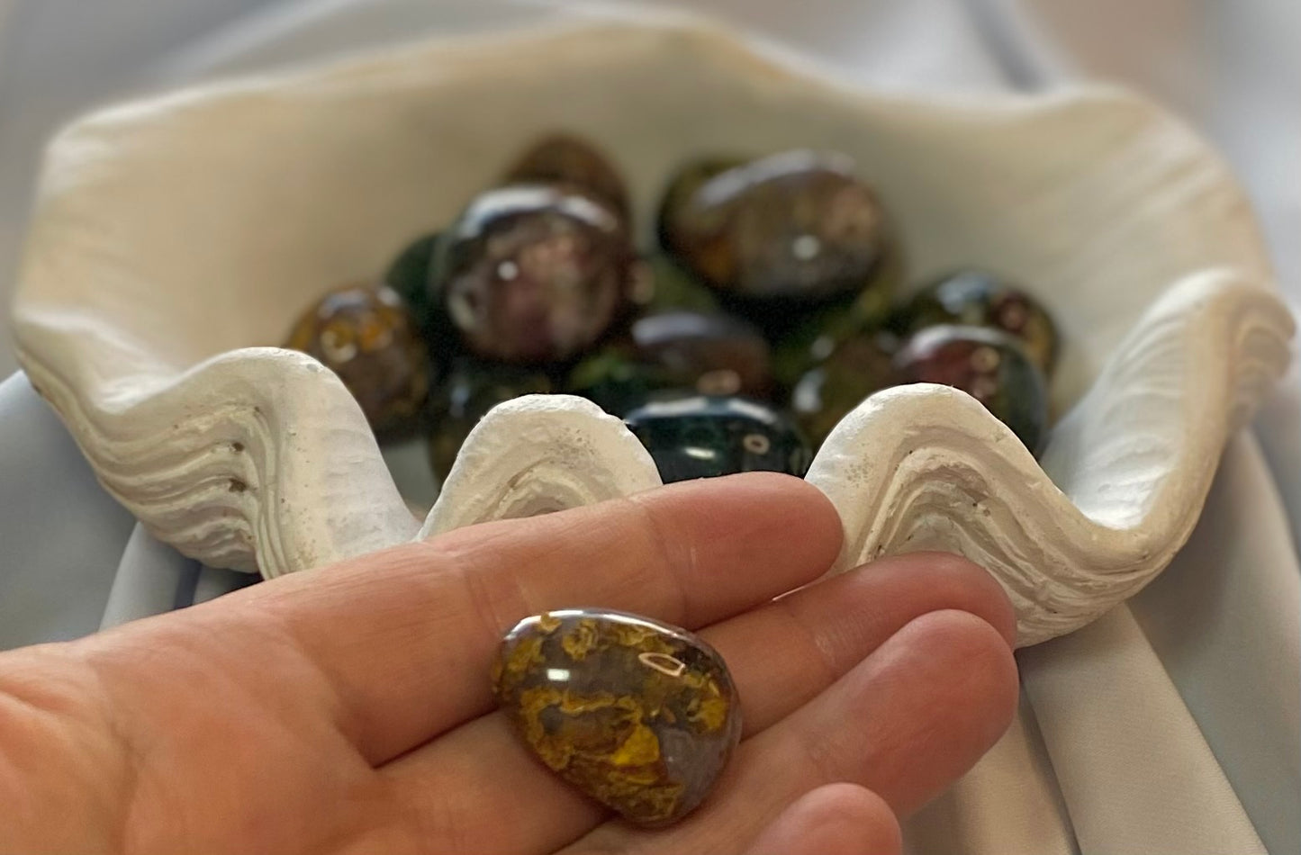 Uplifting Ocean Jasper tumble stones