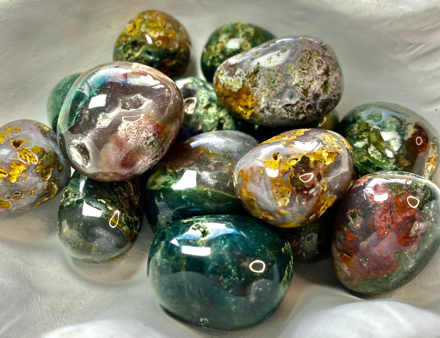 Uplifting Ocean Jasper tumble stones