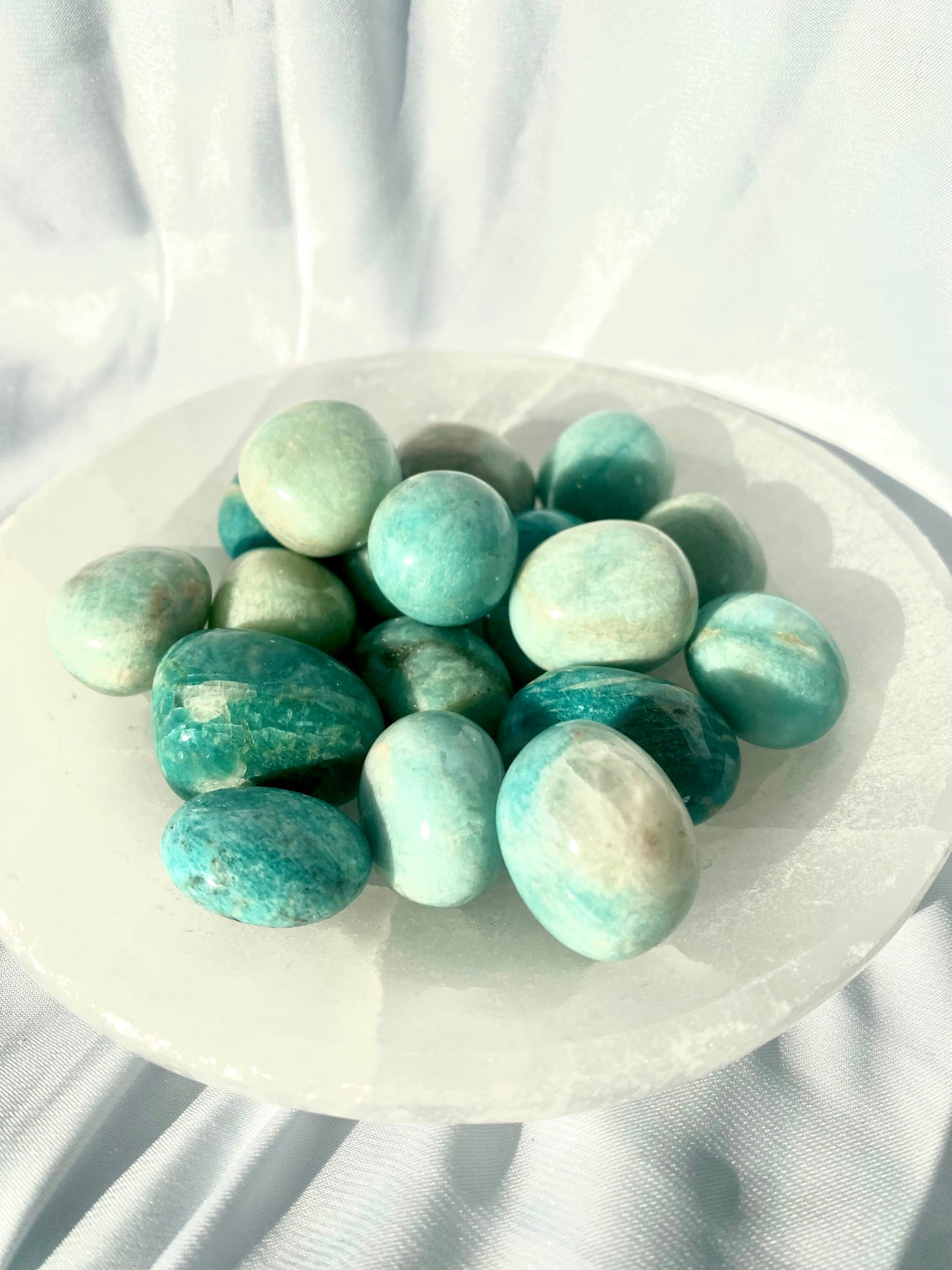 Lucky Amazonite Tumble Stones