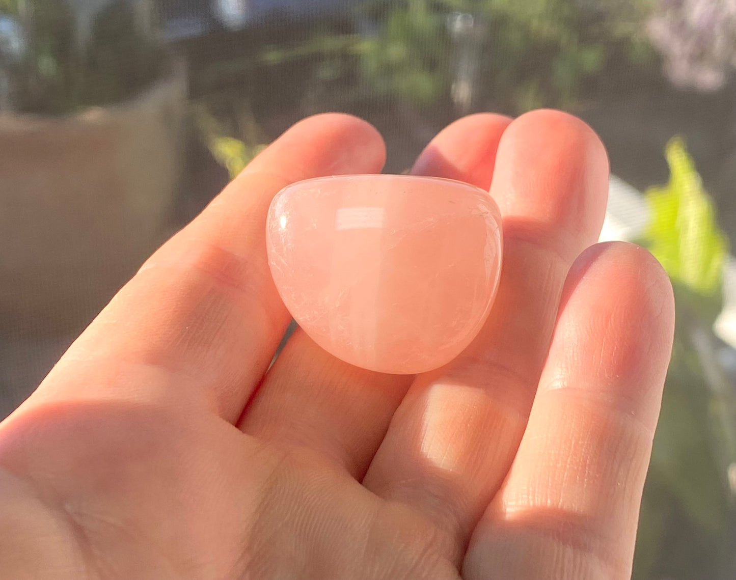 Love is all around us Rose Quartz Tumble Stones