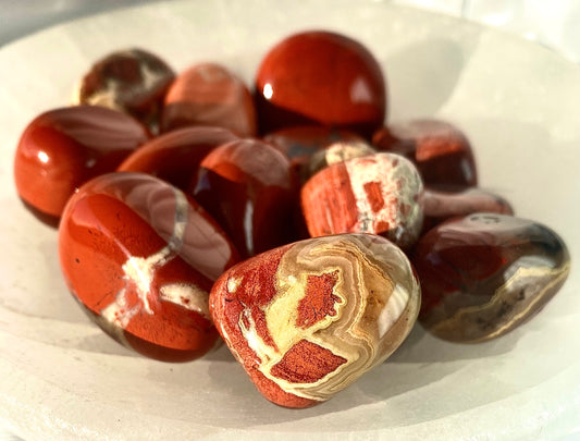 Uplifting Red Jasper Tumble Stones