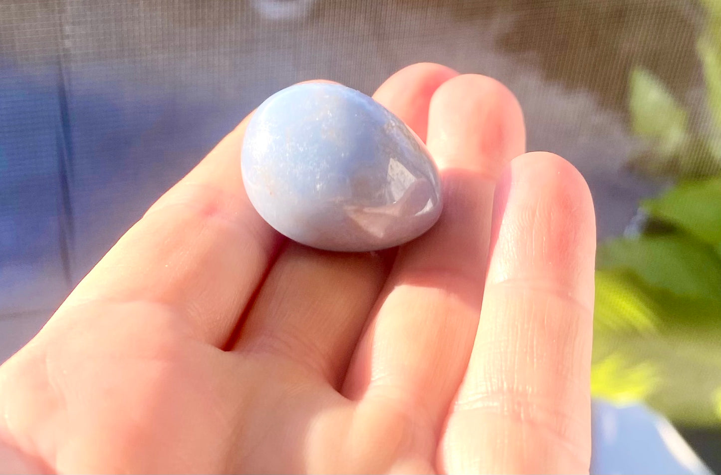 Compassionate Angelite Tumble Stones