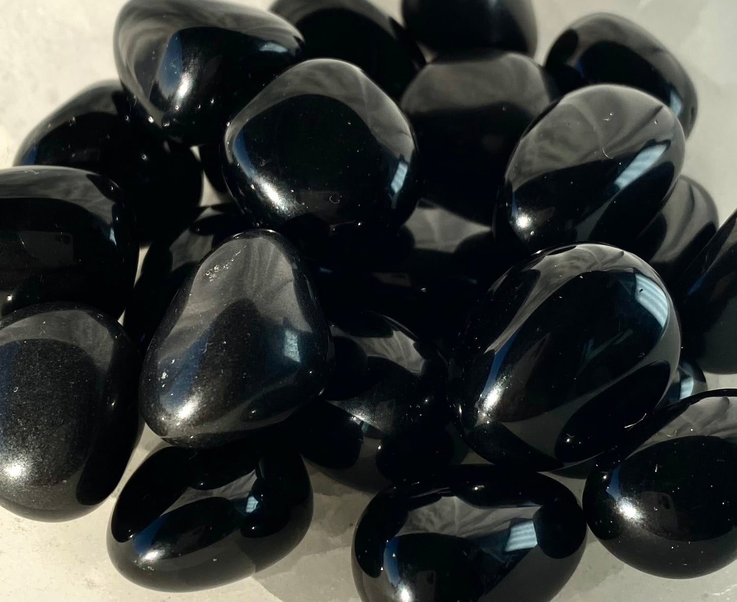 Protective Black Obsidian Tumble Stones