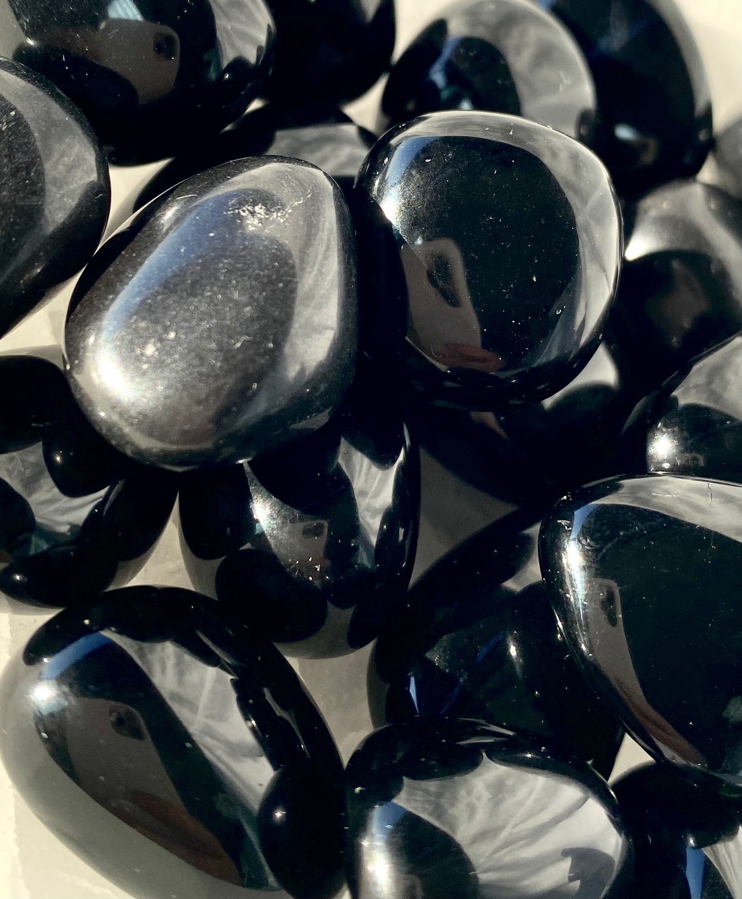 Protective Black Obsidian Tumble Stones