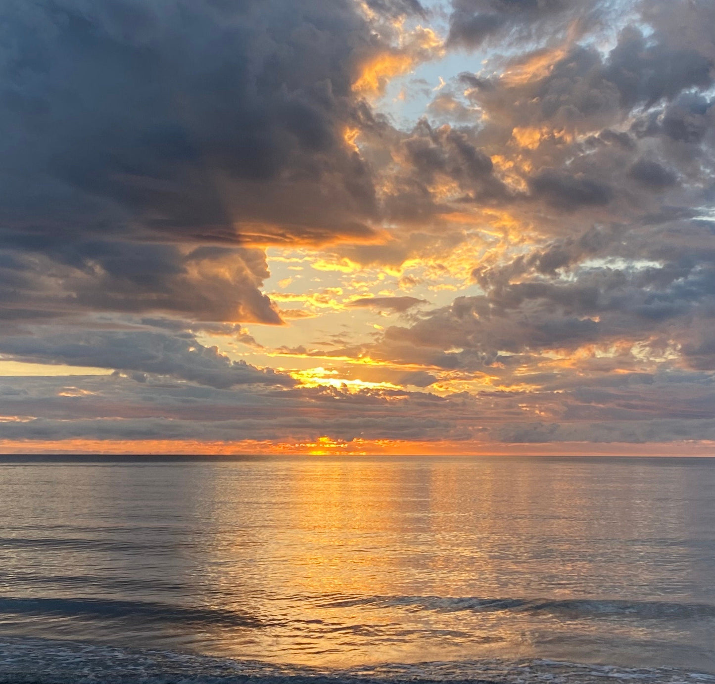 Just the Glow from my Soul Australian Ocean Nature Print (with or without framing)