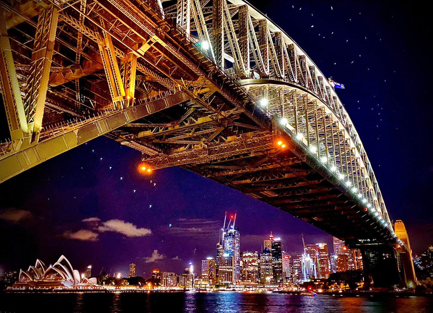 Funny Face  Luna Park Sydney Harbour Travel Print (with or without framing)