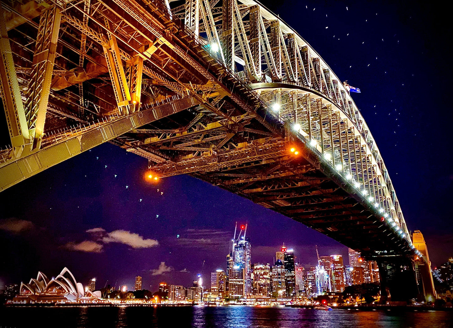 Y'know the Night Time is the Right Time Australia Travel Print (with or without framing)