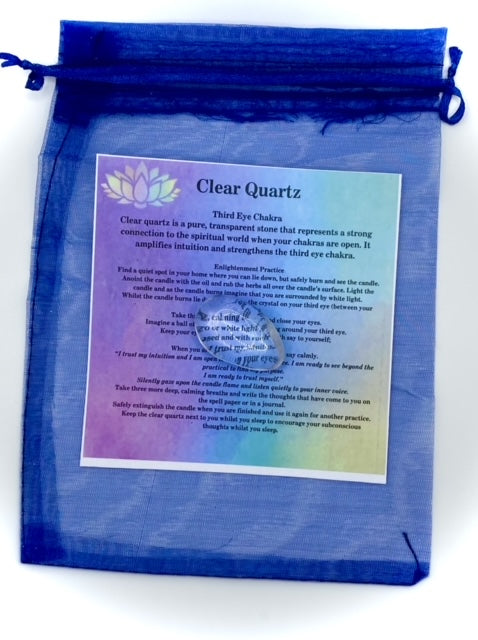 Third Eye Chakra Clear Quartz Spell Kit