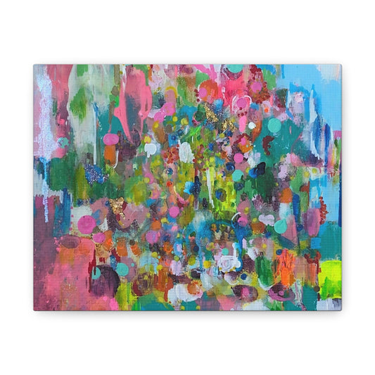 Fireworks Canvas Print by Melbourne artist Tracy Skiba