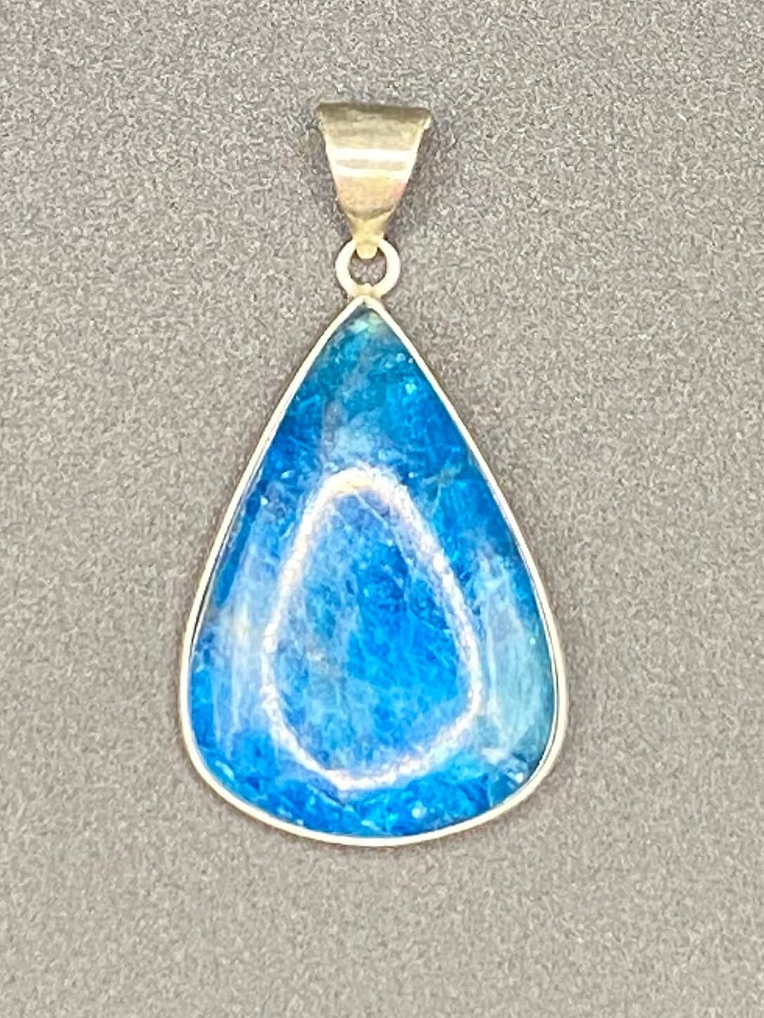 Gorgeous Blue Apatite Pendant