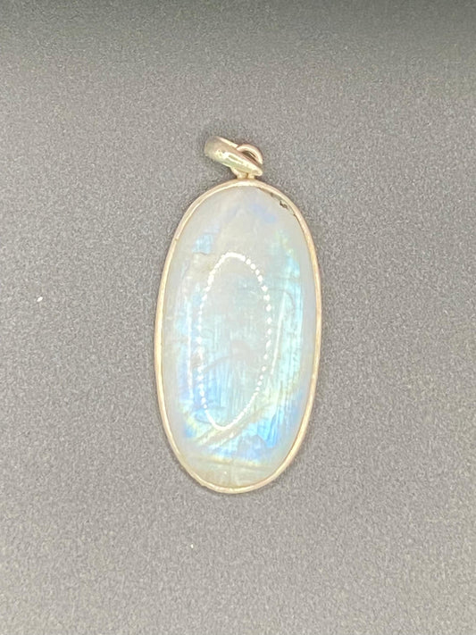 Gorgeous Moonstone Pendant with Sterling Silver setting